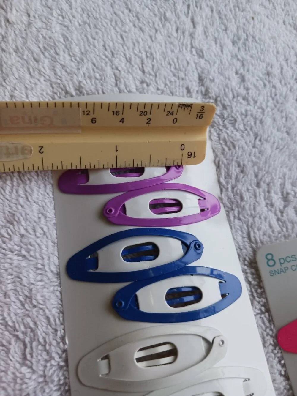 8 scunci Athleisure Stay Put Slideproof Hold Secure Metal Hair Contour Snap Clip